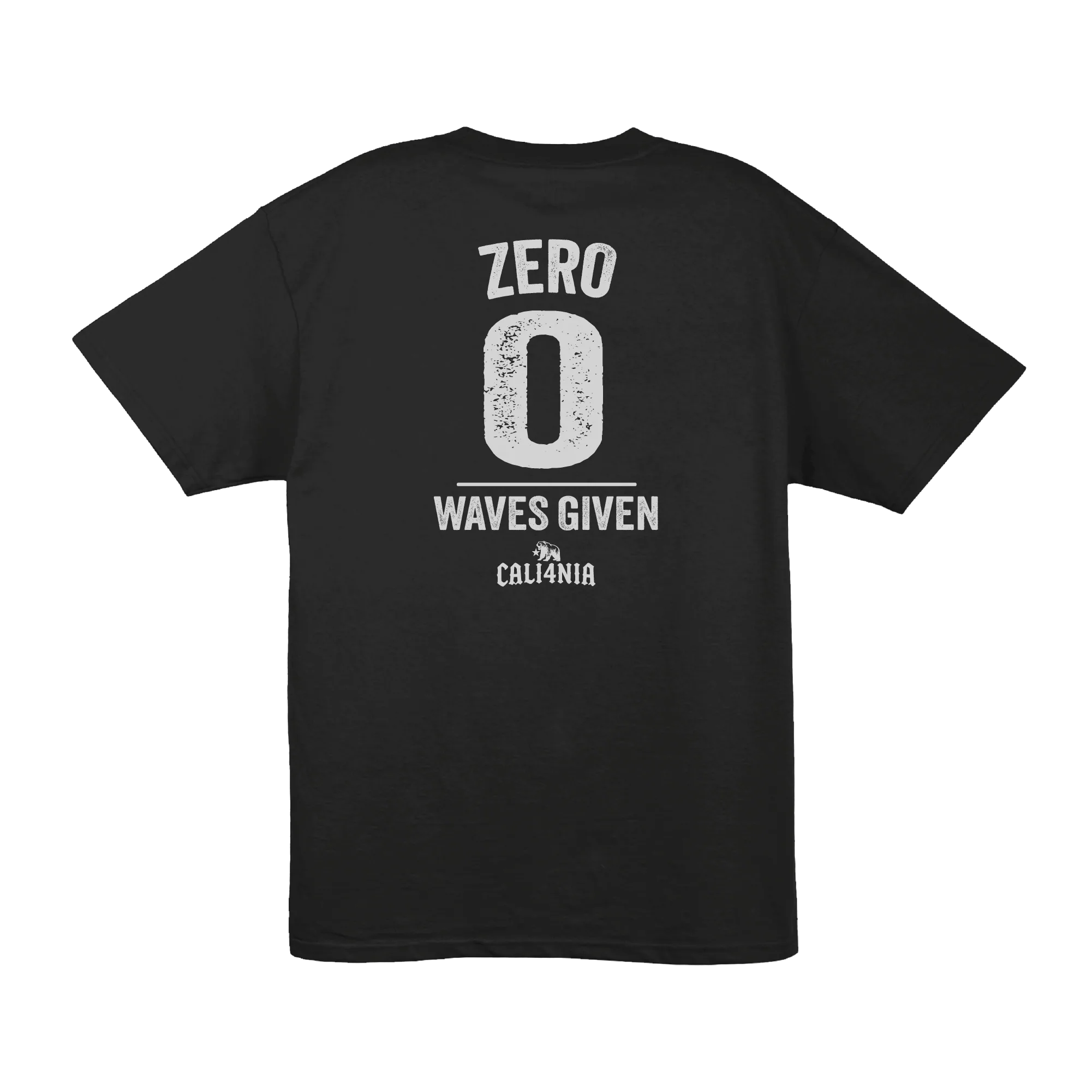 Zero Tee — Black (back)