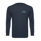 I Charge Small Waves Performance Crew — Steel Grey (front)