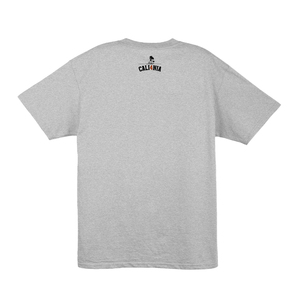 Collegiate Tee — Heather Grey (back)