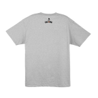 Collegiate Tee — Heather Grey (back)