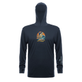 South Swells Performance Hoodie — Steel Grey (front)