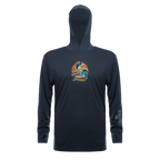 South Swells Performance Hoodie — Steel Grey (front)