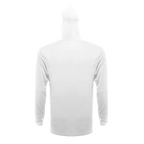 100% Stoke Performance Hoodie — White (back)