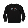 Collegiate Crew Fleece — Black (front)