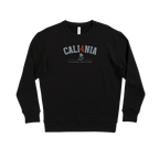 Collegiate Crew Fleece — Black (front)