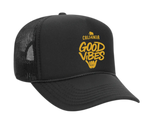 Good Vibes Trucker Hat - Black