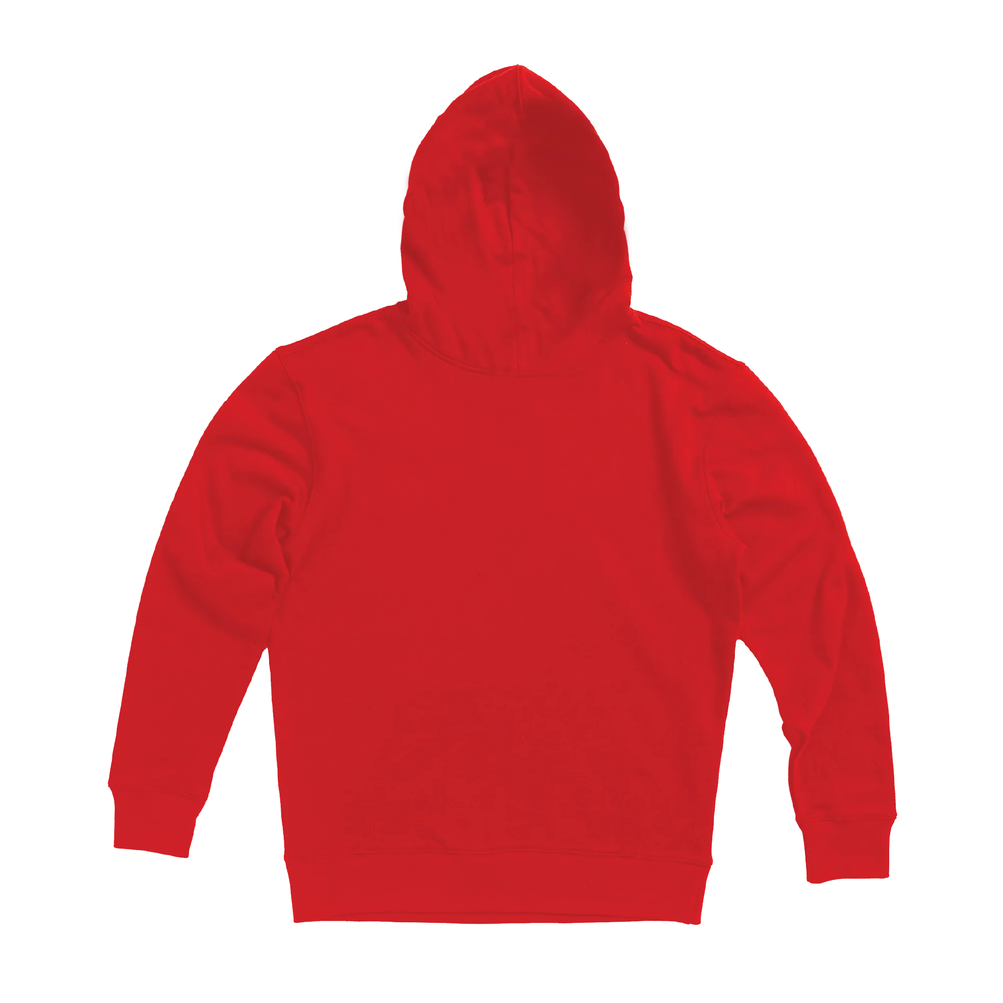 Respect the Locals Pullover Hoodie — Red (back)
