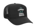 I Charge Small Waves Trucker Hat - Black