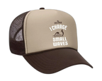 I Charge Small Waves Trucker Hat - Tan/Brown