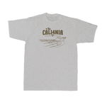 Down South Tee — Heather Grey (front)