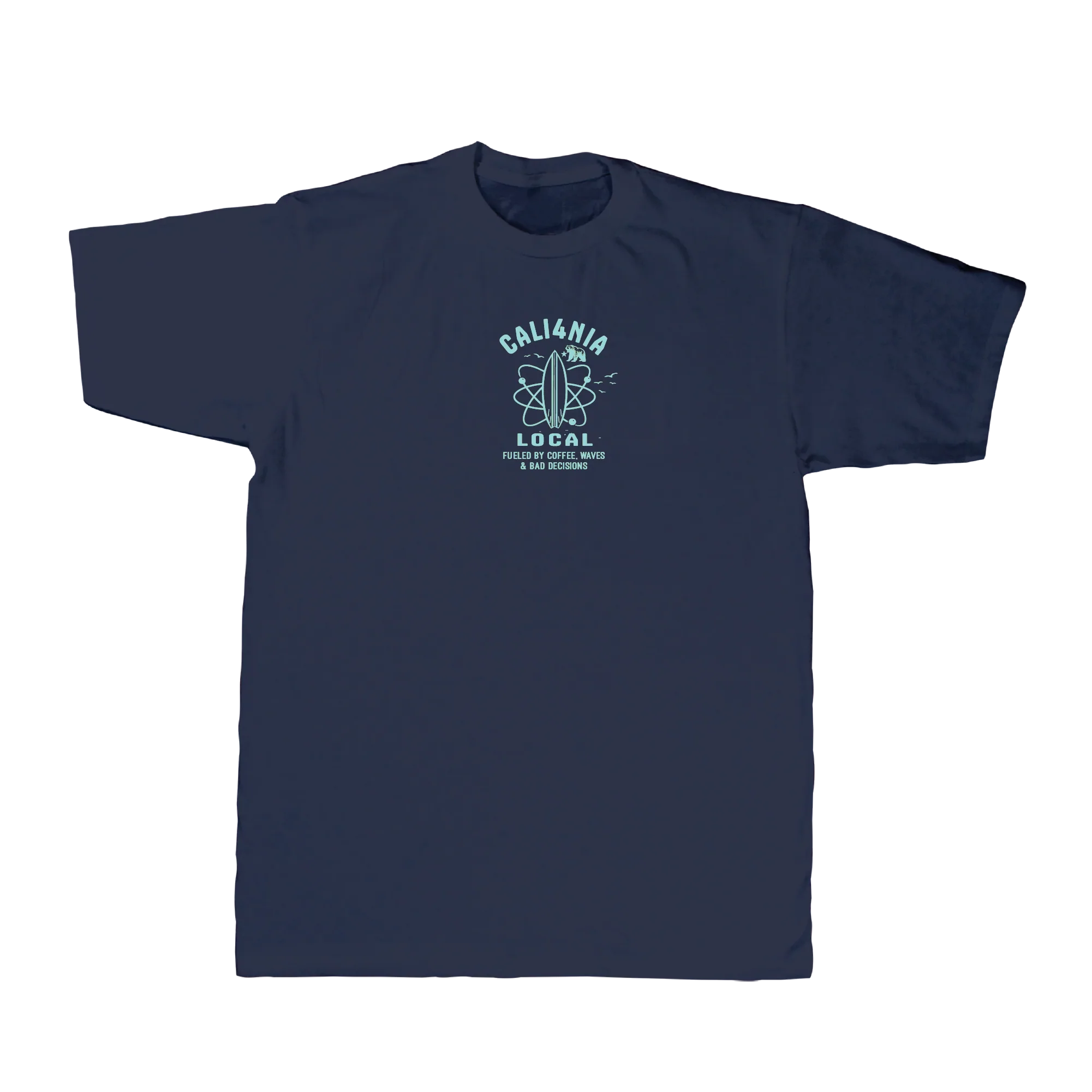 Nuclear Tee — Navy (front)