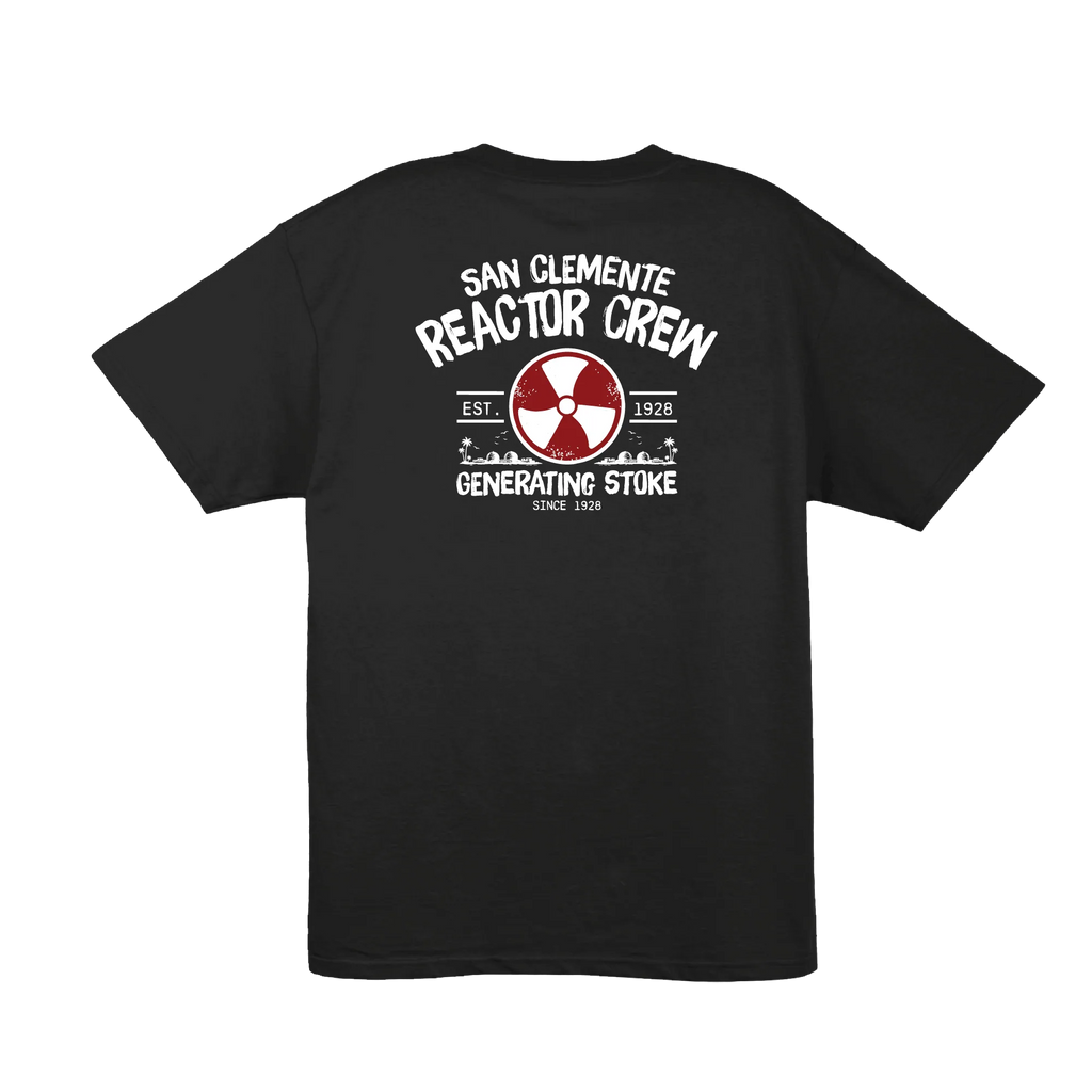 Reactor Crew Tee — Black (back)