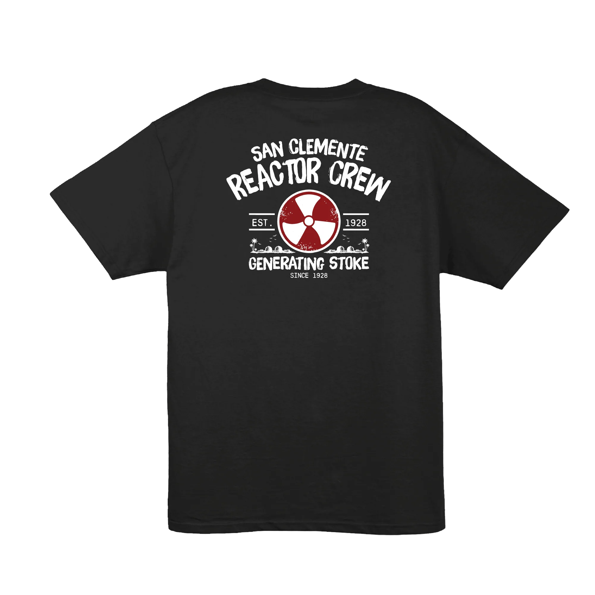 Reactor Crew Tee — Black (back)