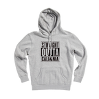 Straight Outta CALI4NIA Pullover Hoodie — Athletic Heather (front)