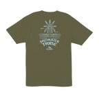 Saltwater Tribe Tee — Military Green (back)