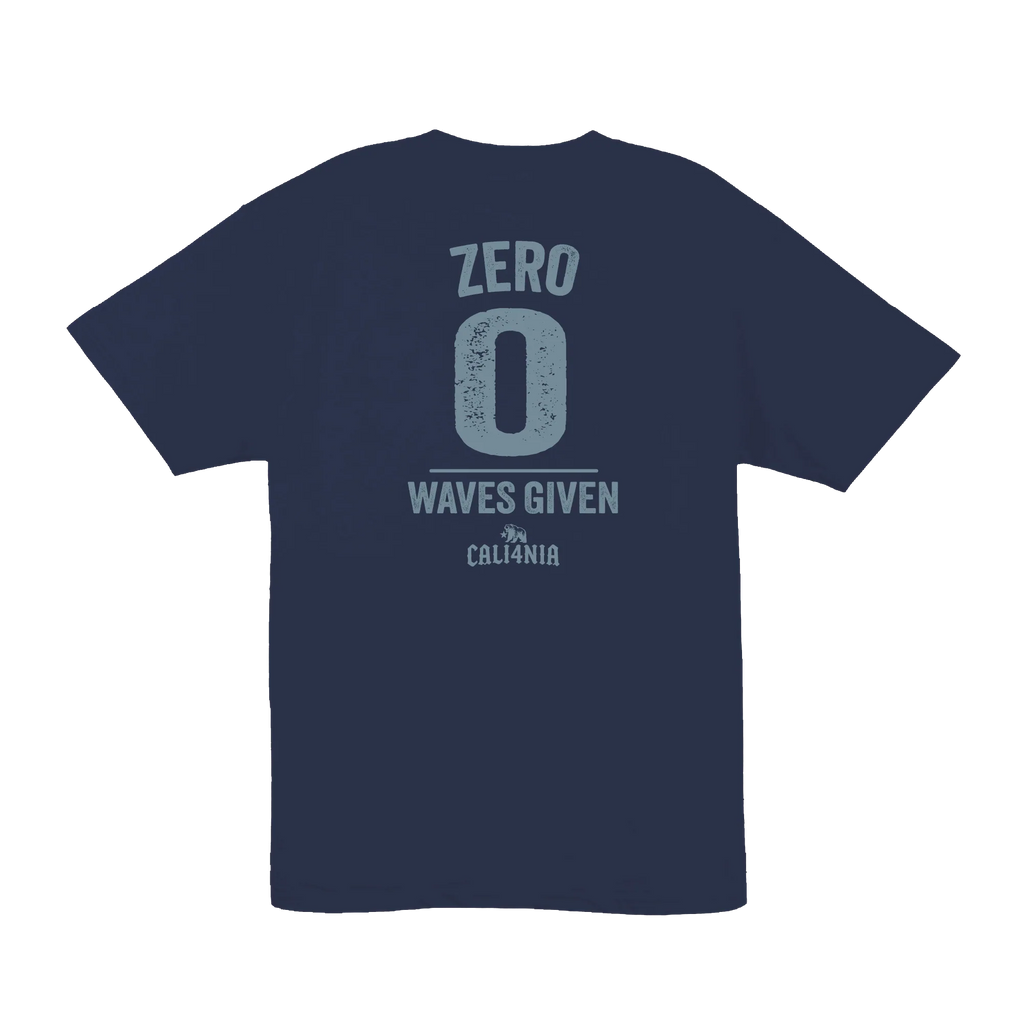 Zero Tee — Navy (back)