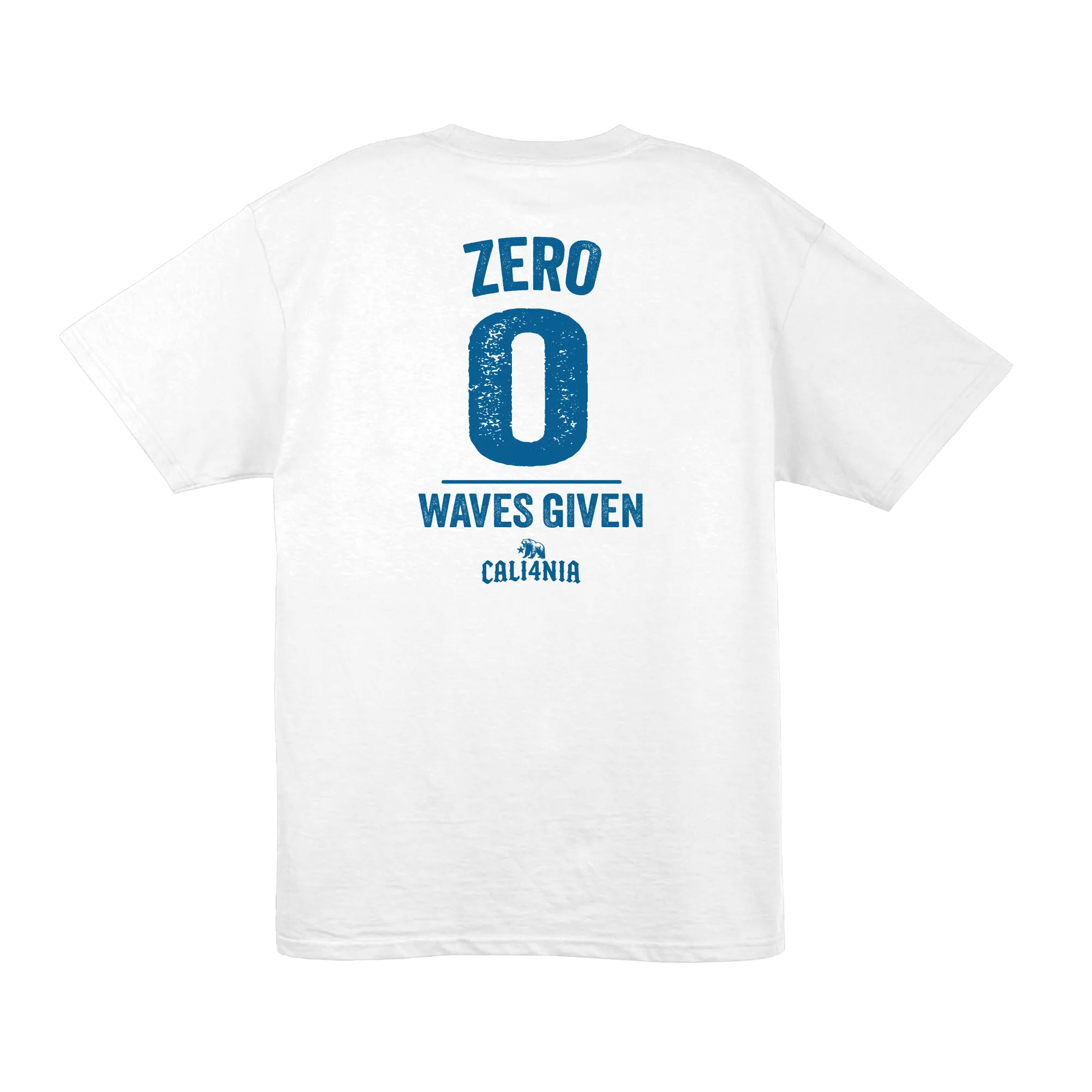 Zero Tee — White (back)