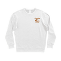 100% Stoke Crew Fleece — White (front)