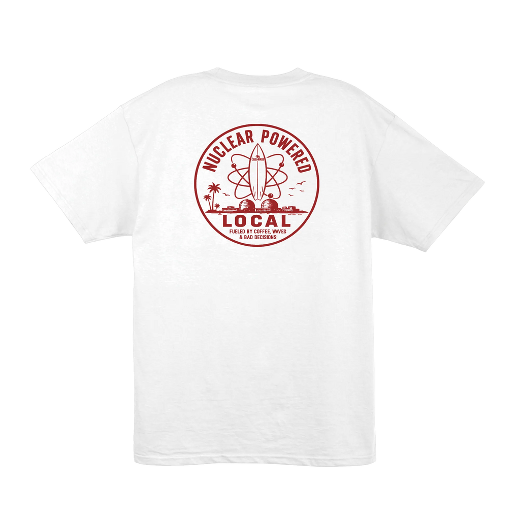 Nuclear Tee — White (back)