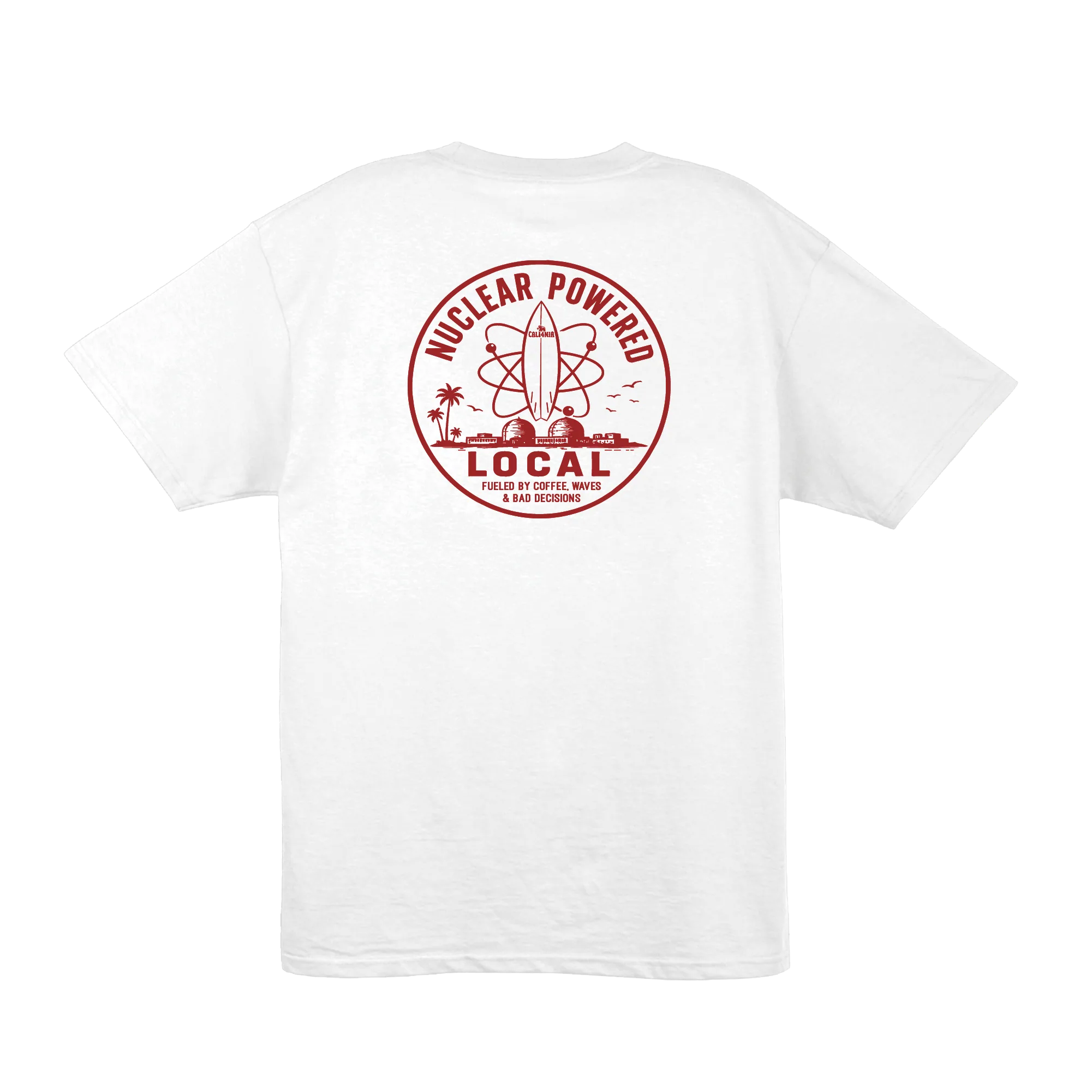 Nuclear Tee — White (back)