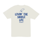 Lovin' the Single Life Tee — Natural (back)