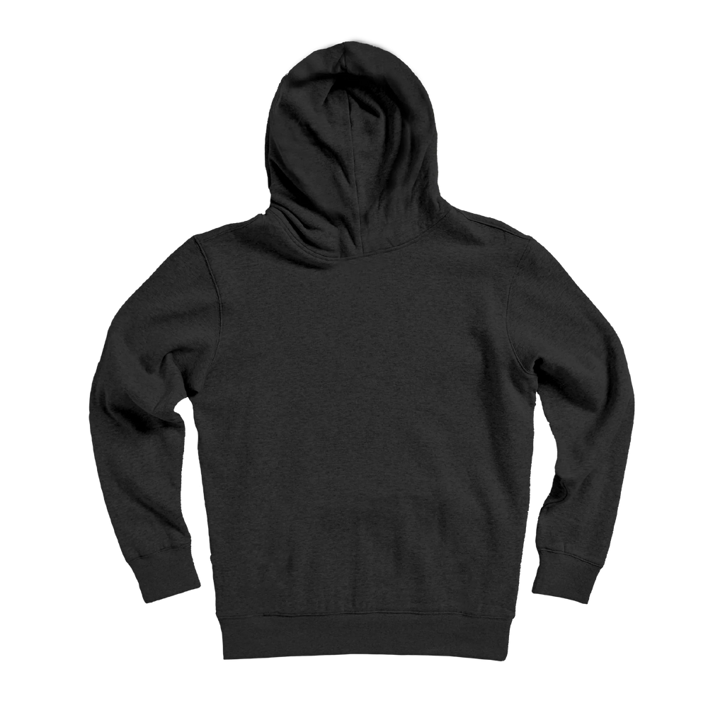 Respect the Locals Pullover Hoodie — Charcoal (back)