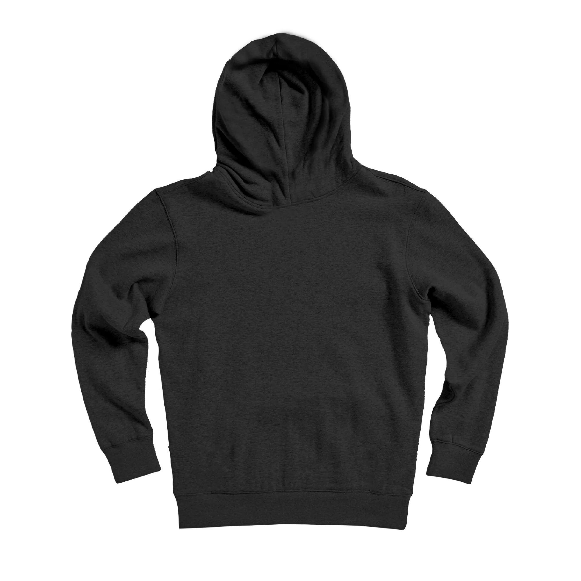 Respect the Locals Pullover Hoodie — Charcoal (back)
