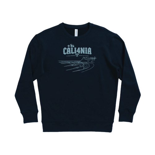 Down South Crew Fleece — Navy (front)