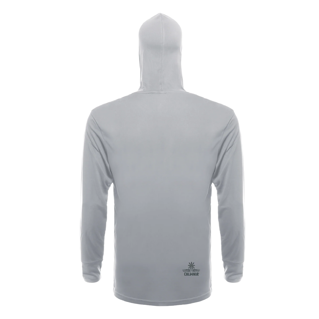 Saltwater Tribe Performance Hoodie — Metal (back)