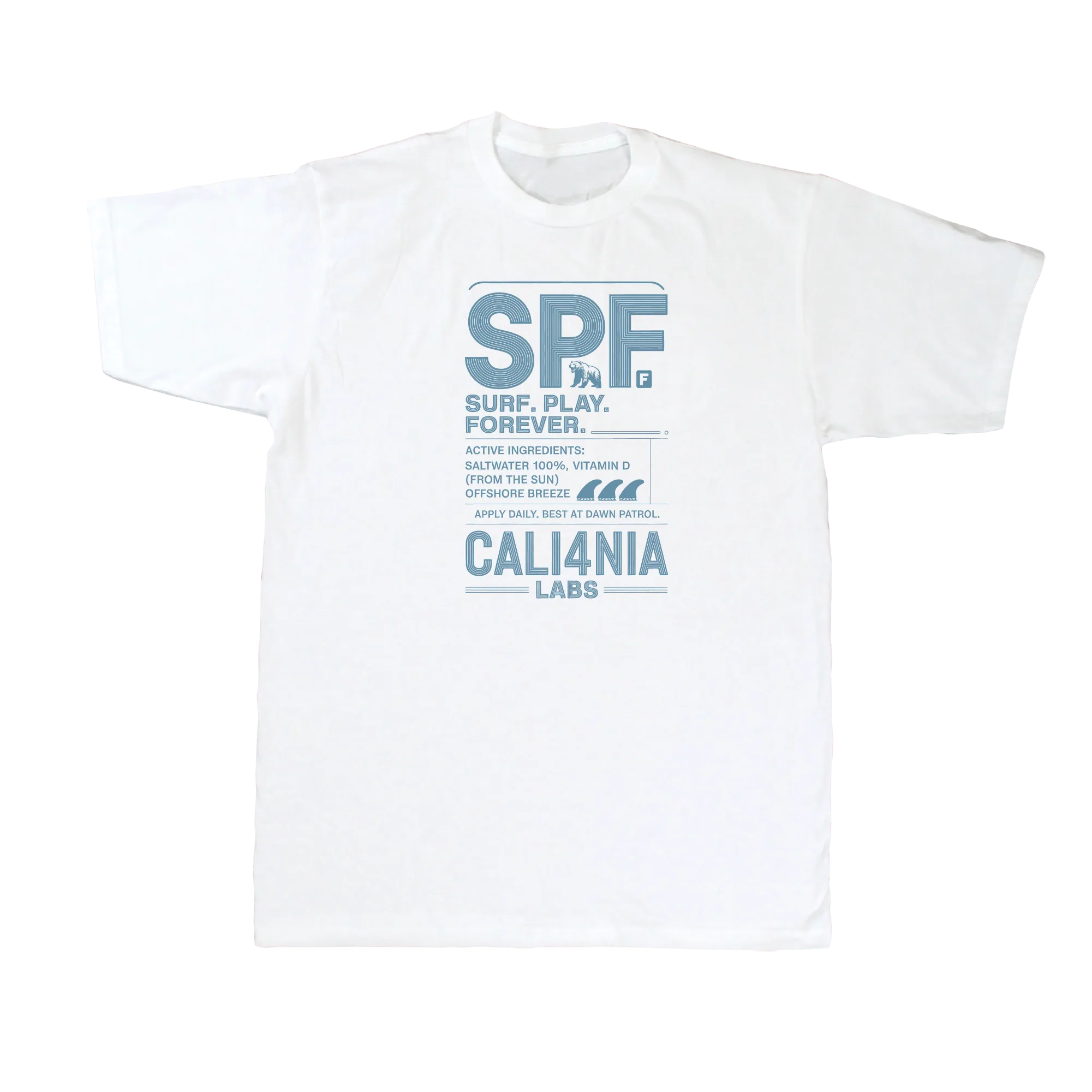 SPF Tee — White (front)