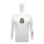 South Swells Performance Hoodie — White (front)