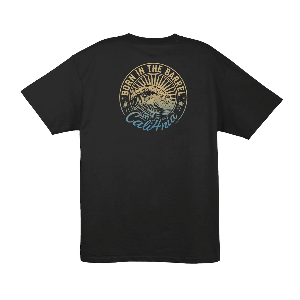 Born in the Barrel Tee — Black (back)