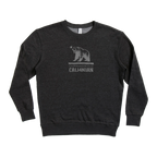 Unapologetically Cali4nian Crew Fleece — Charcoal (front)