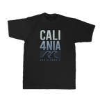 CALI4NIA Tee — Black (front)
