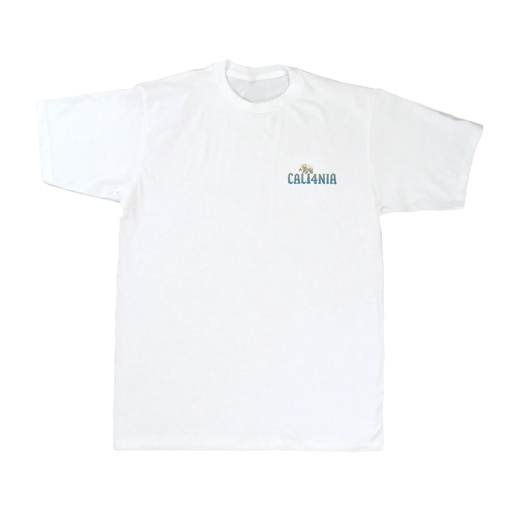 Born in the Barrel Tee — White (front)