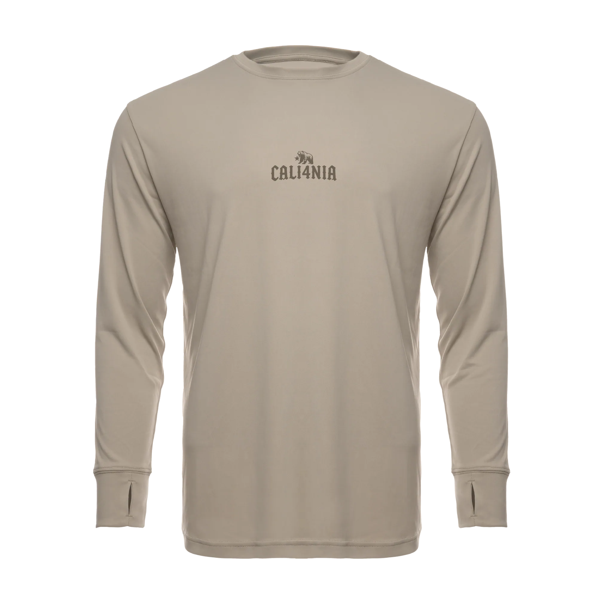 Zero Performance Crew — Warm Grey (front)