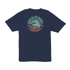 Born in the Barrel Tee — Navy (back)