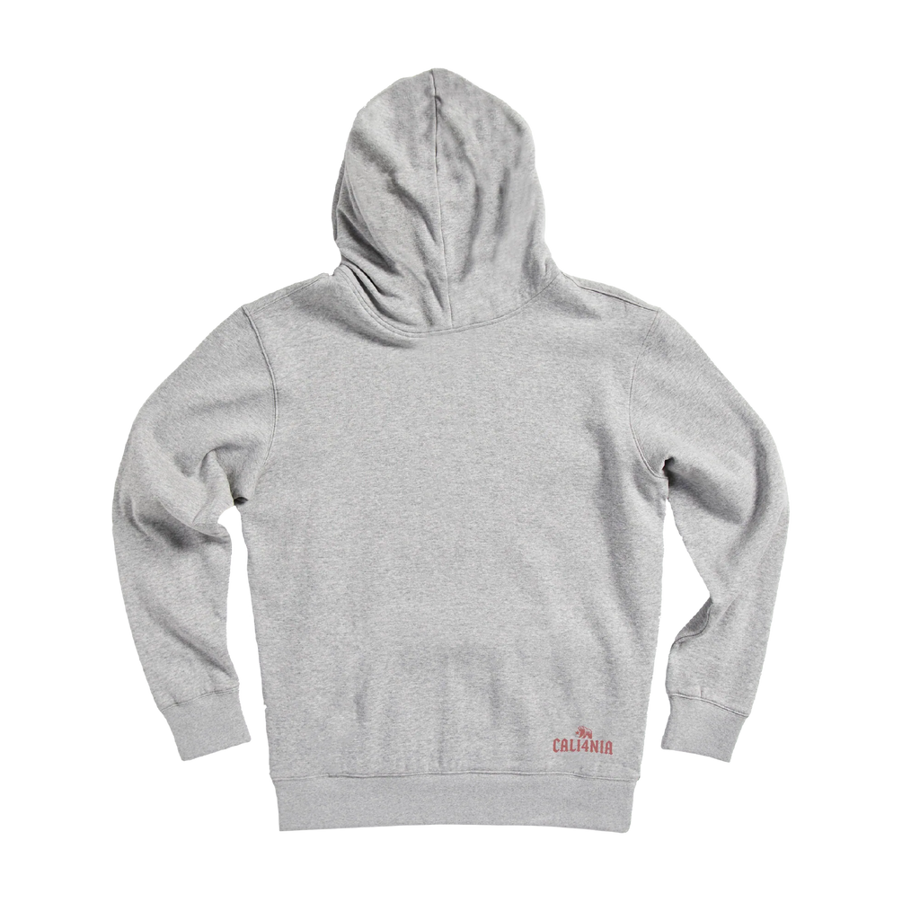 I Charge Small Waves Pullover Hoodie — Athletic Heather (back)