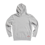 I Charge Small Waves Pullover Hoodie — Athletic Heather (back)
