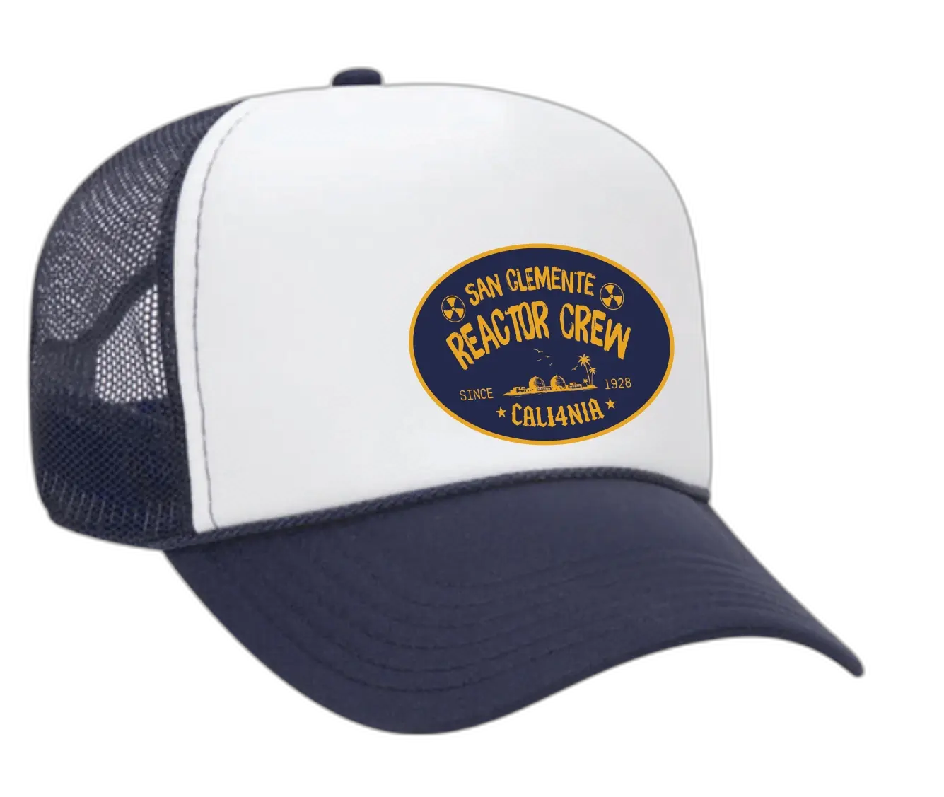 Reactor Crew Trucker Hat - White/Navy