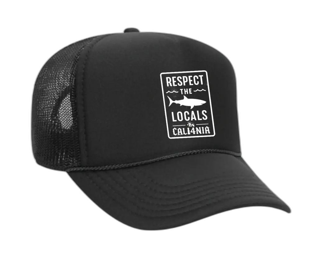 Respect the Locals Trucker Hat - Black