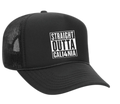 Straight Outta CALI4NIA Trucker Hat - Black