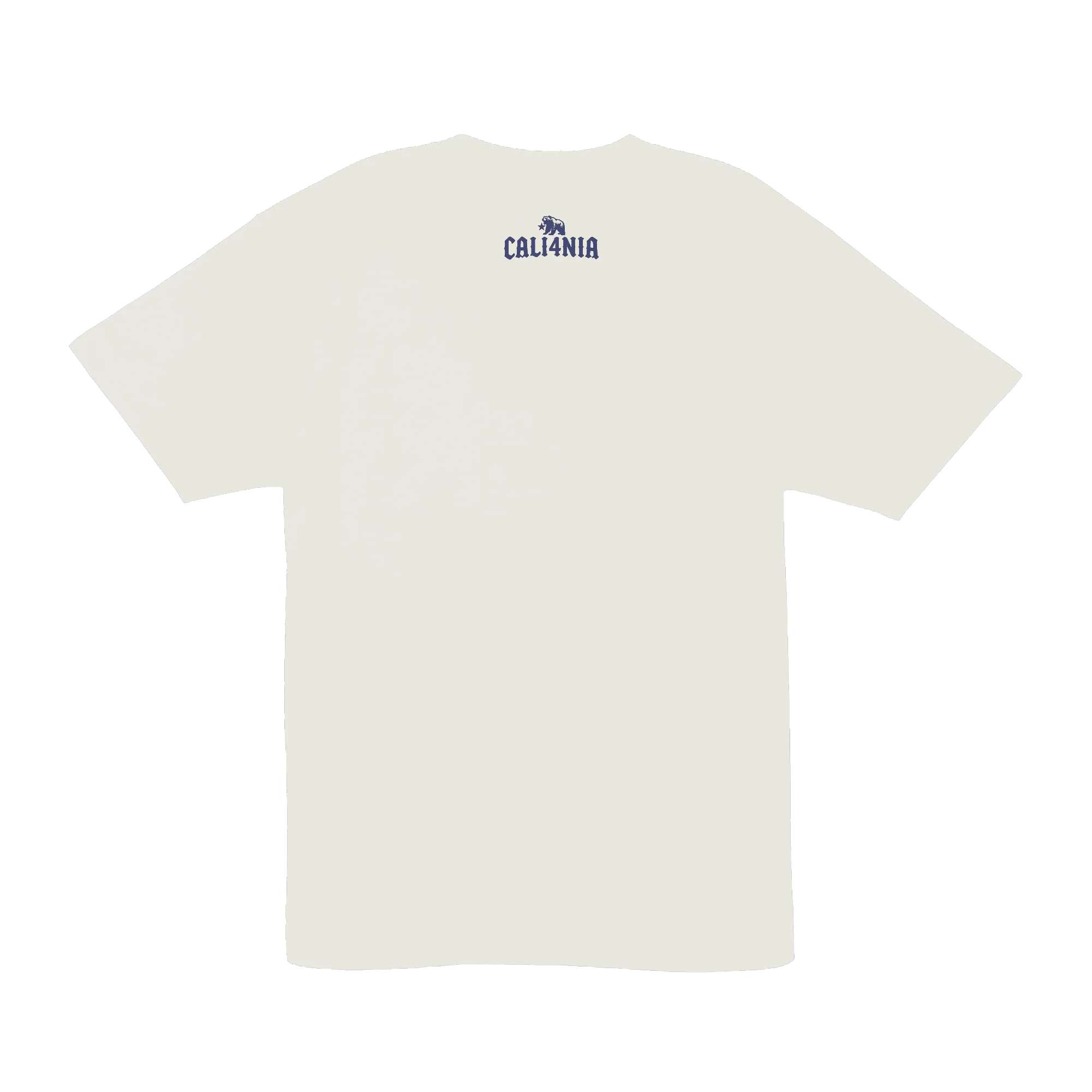 Pray for Surf Tee — Natural (back)