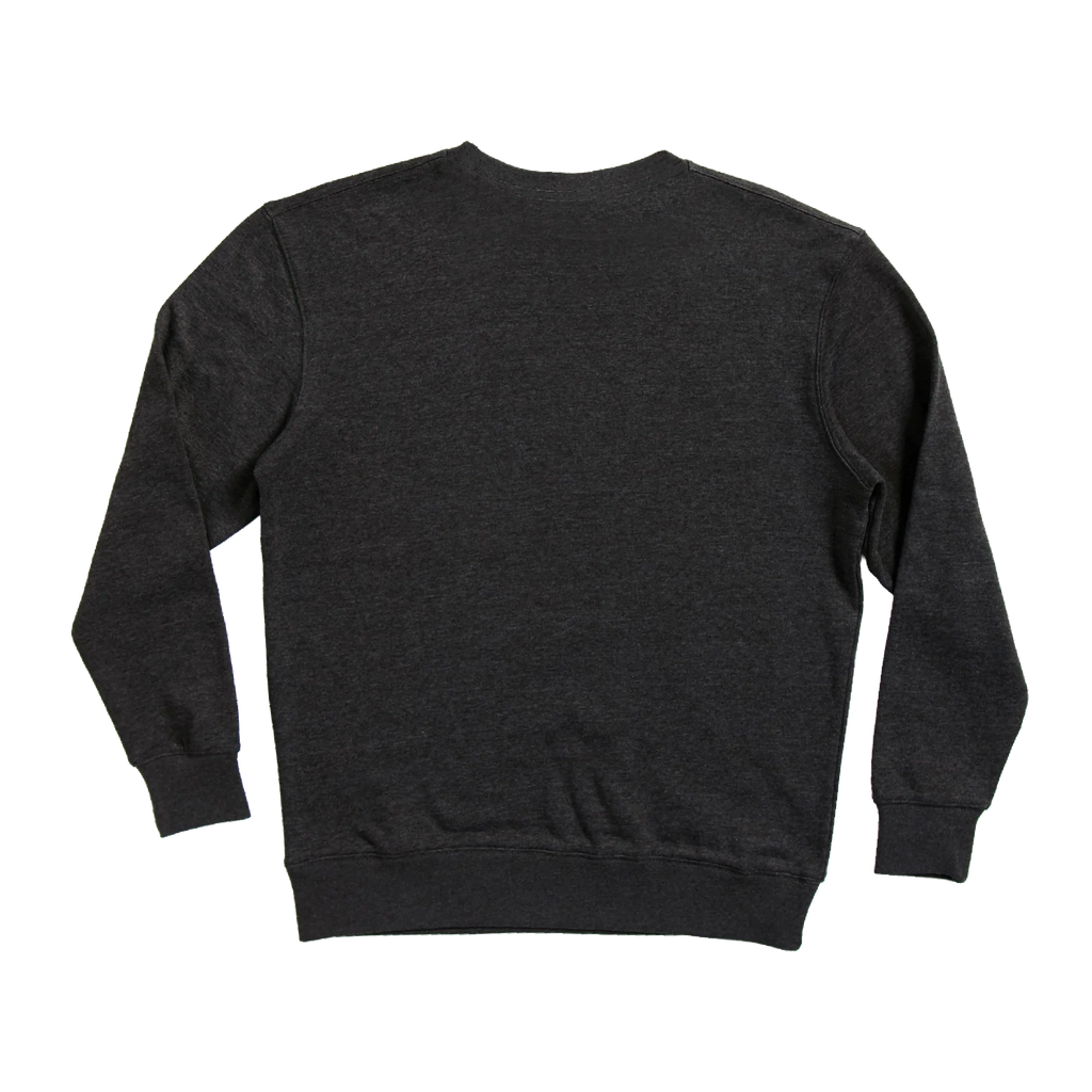 Unapologetically Cali4nian Crew Fleece — Charcoal (back)