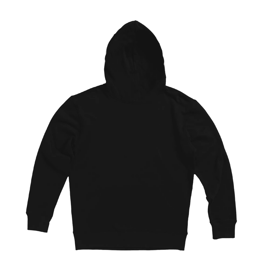 Unapologetic Pullover Hoodie — Black (back)