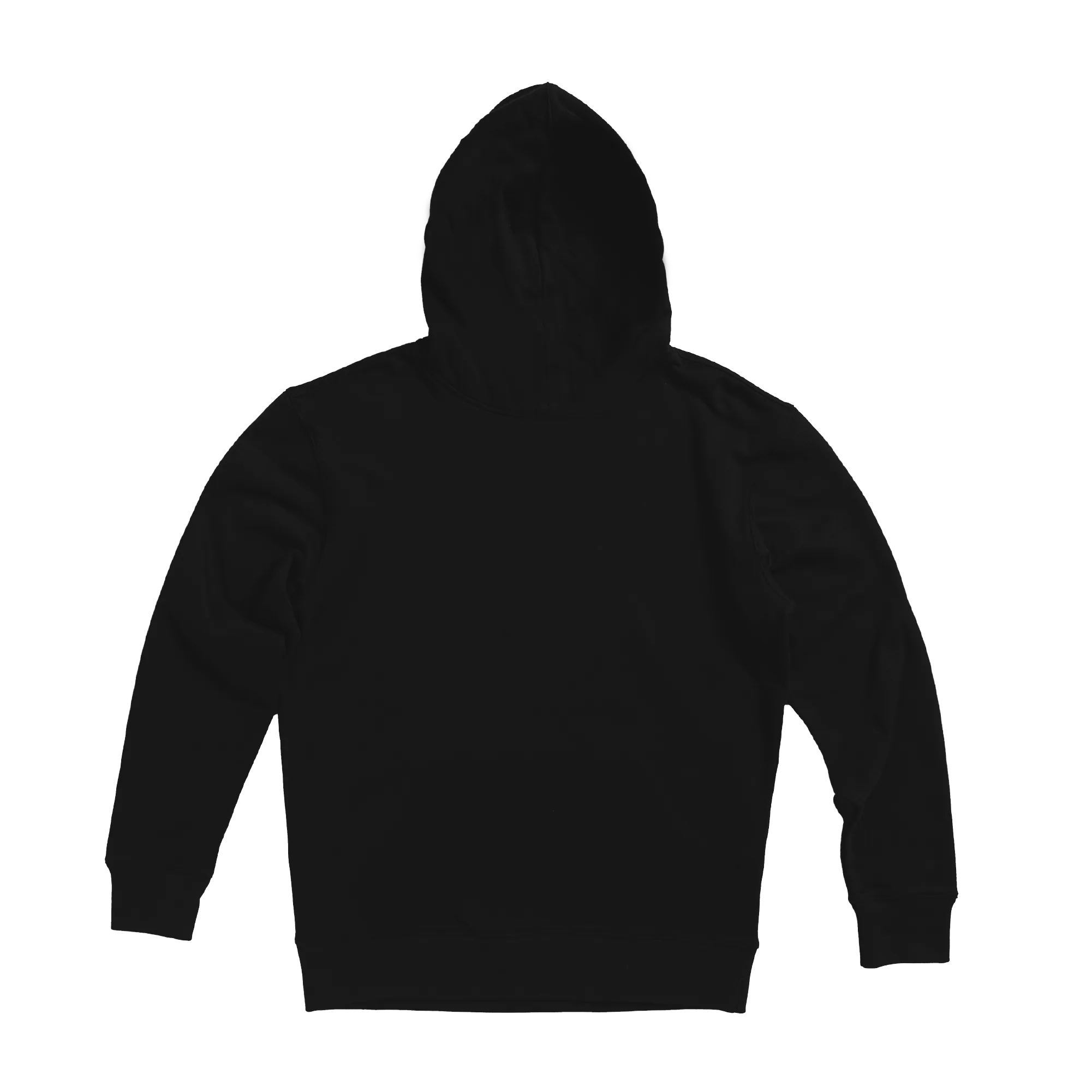 Unapologetic Pullover Hoodie — Black (back)