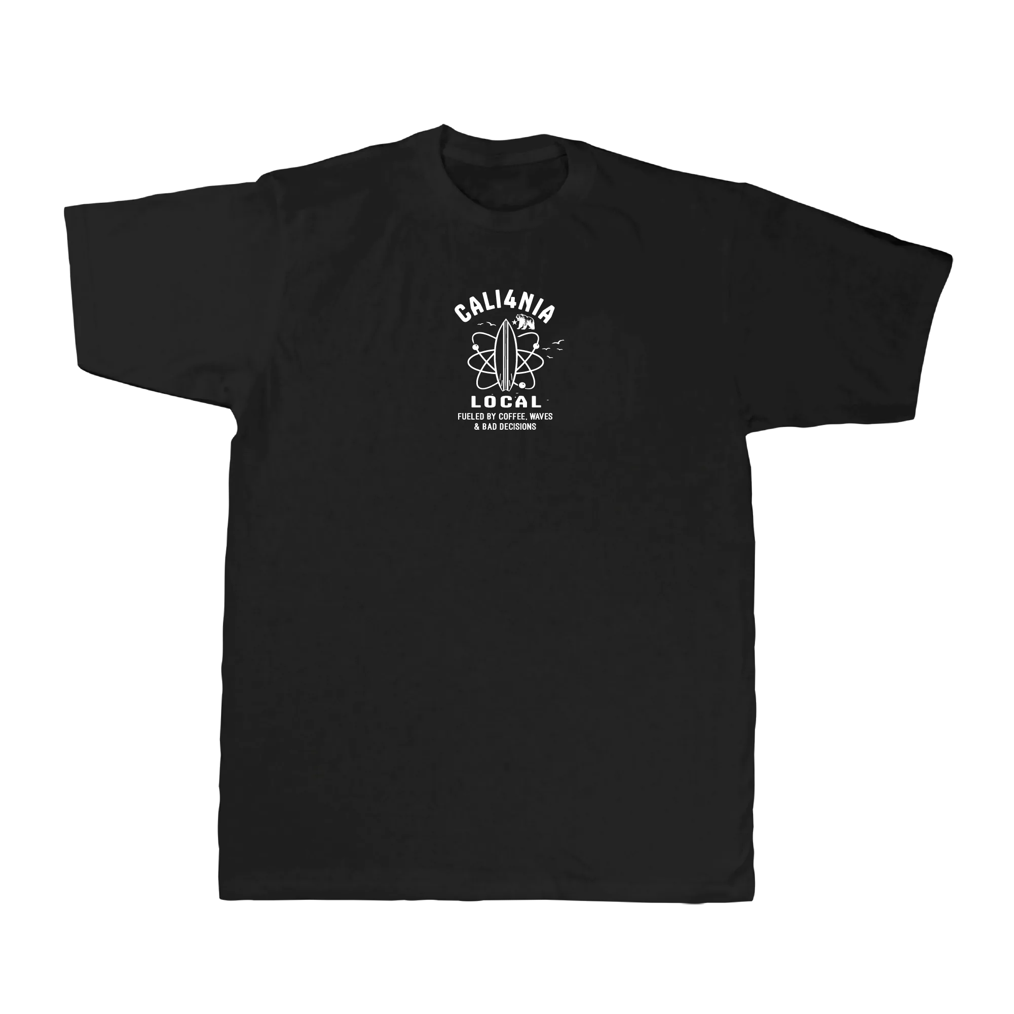 Nuclear Tee — Black (front)
