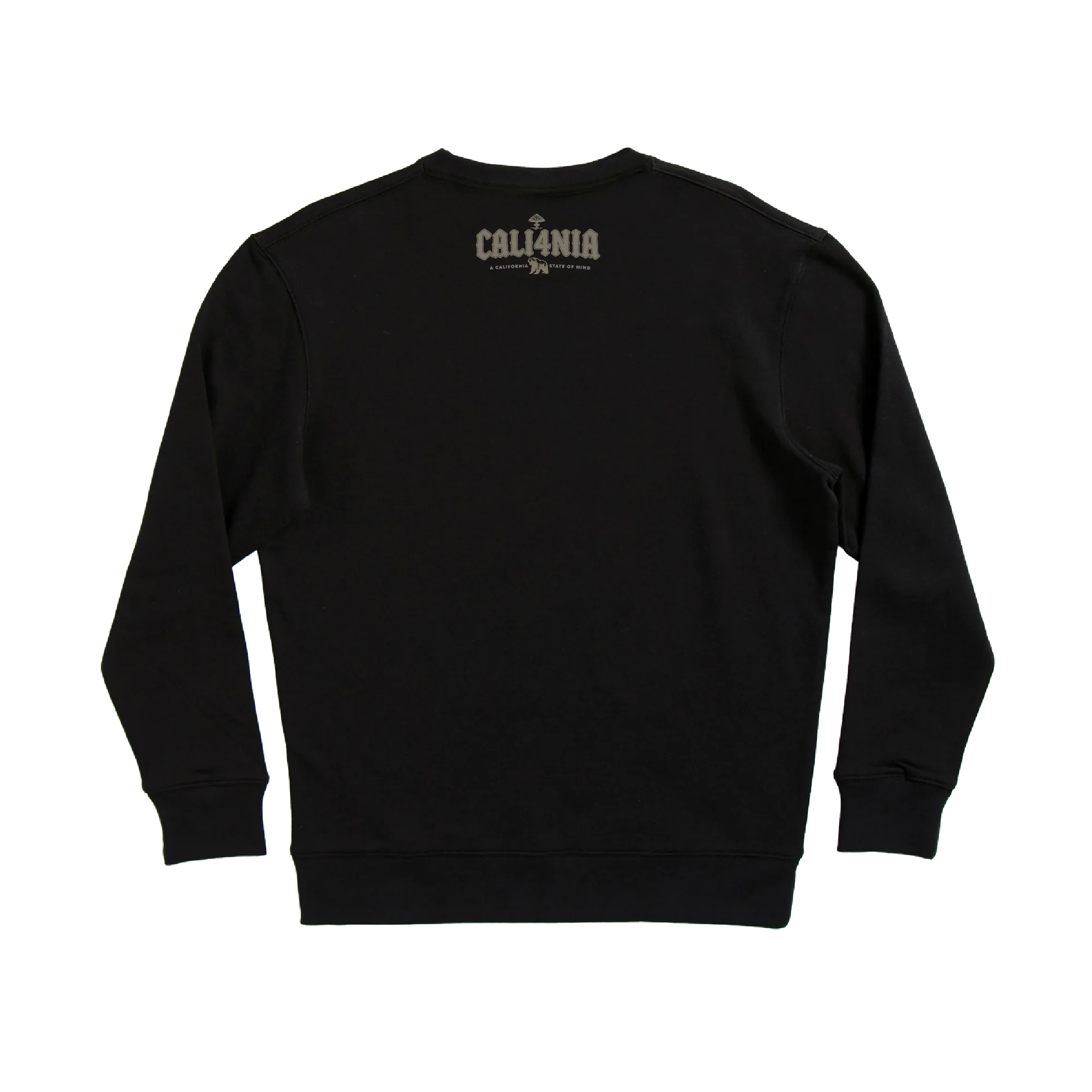 Down South Crew Fleece — Black (back)