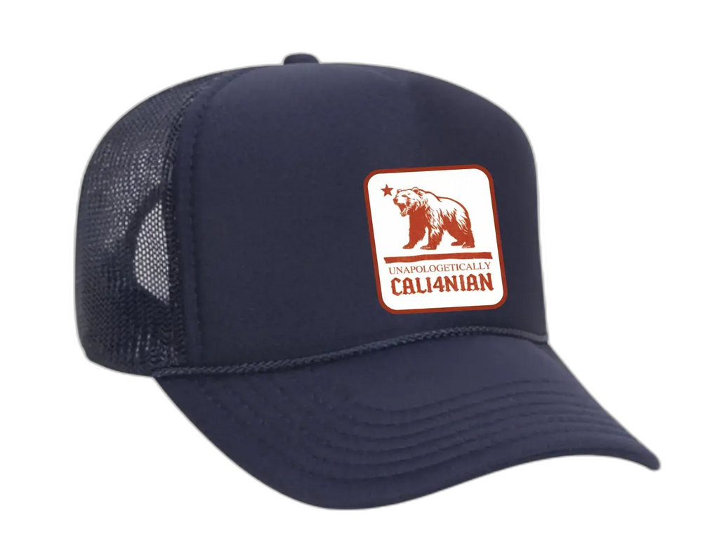 Unapologetically Cali4nian Trucker Hat - Navy