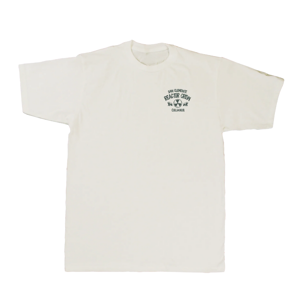 Reactor Crew Tee — Natural (front)